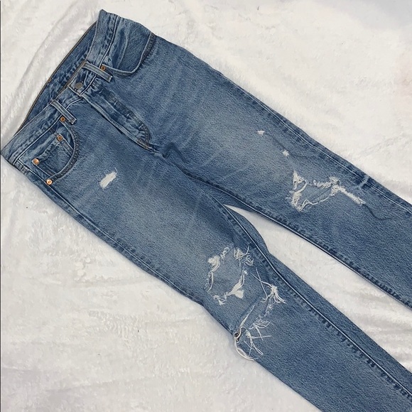 Levi 501 raw hem jeans - Picture 3 of 6